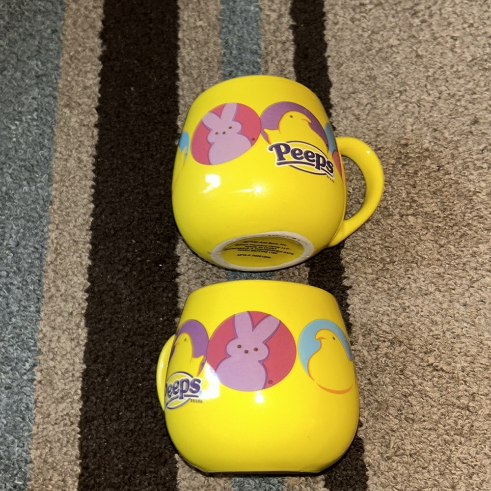 Peeps set of 2 Yellow Coffee and Tea Accessories for Your Kitchen
